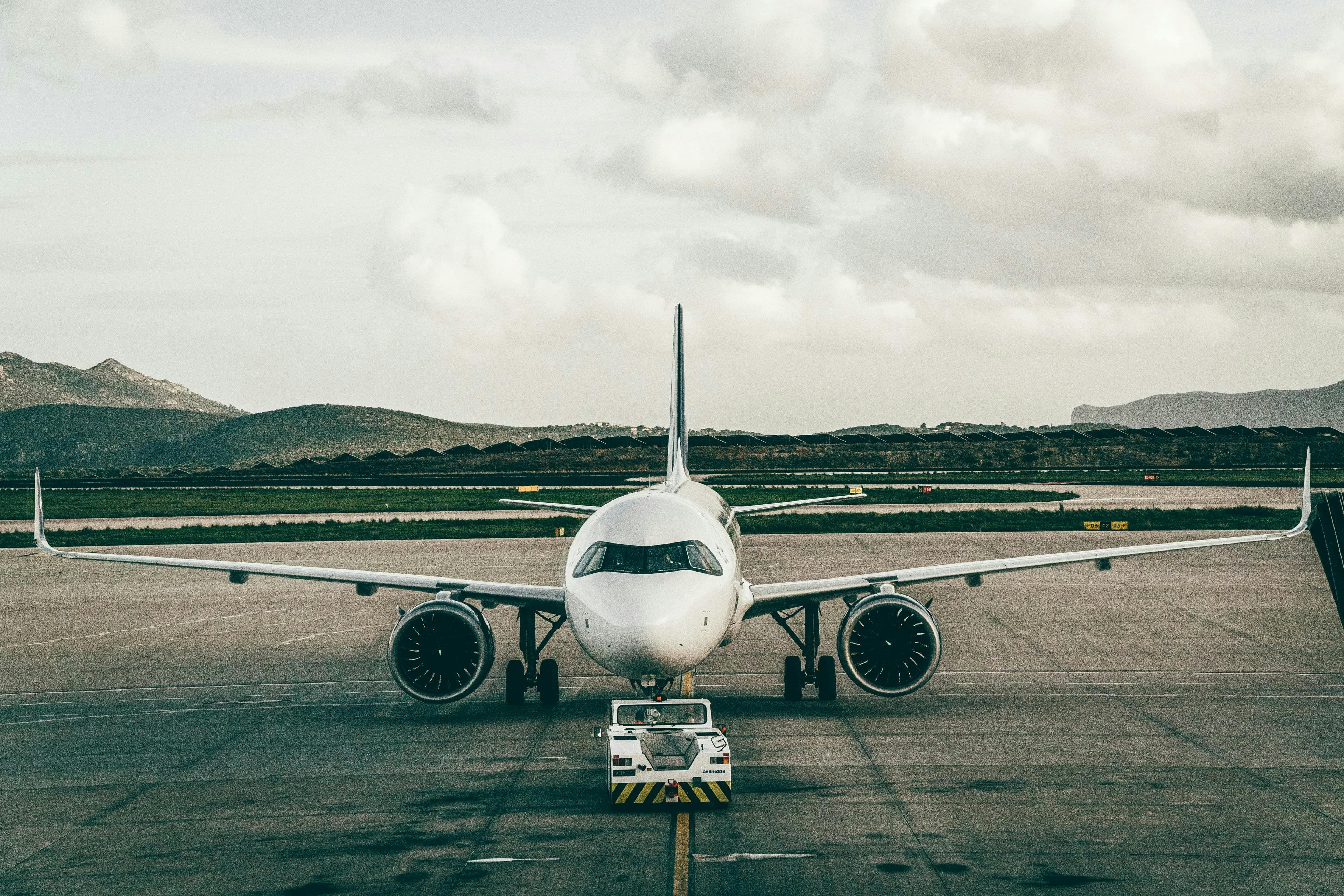 Cargo aircraft on the tarmac.